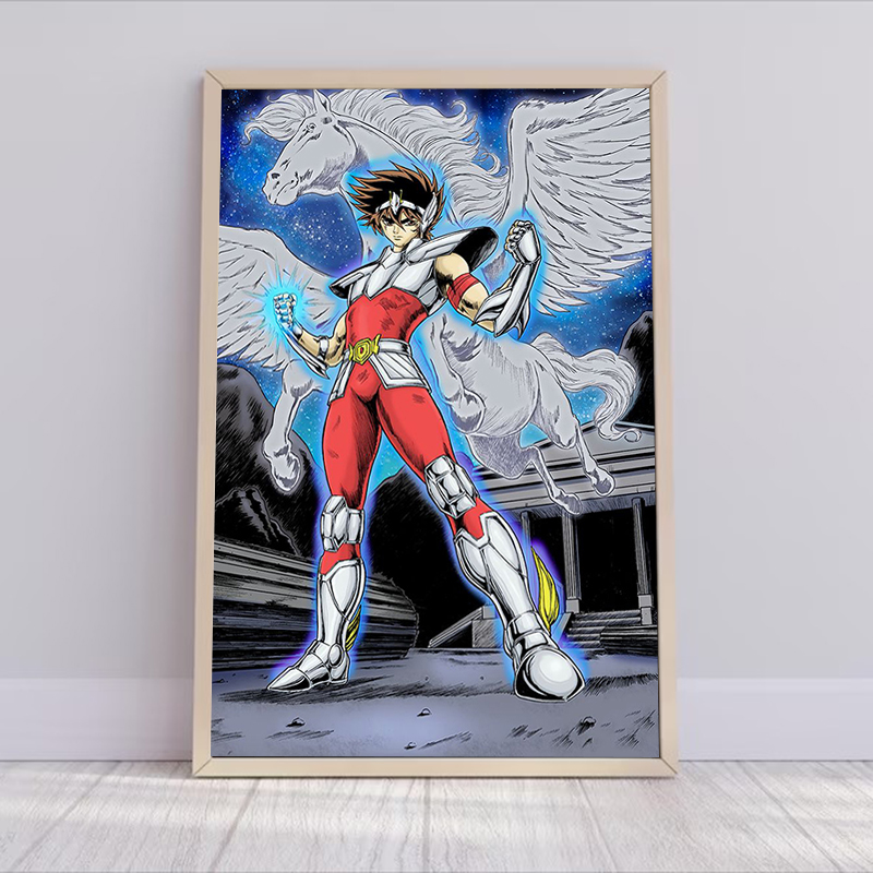 Saint Seiya Anime Poster Decor - Photography Anime reseña y precio