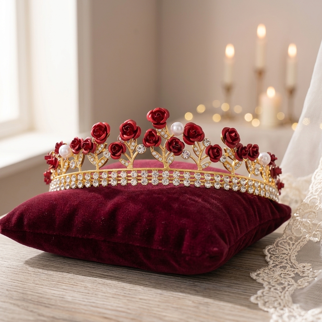 Baroque Ceramic Bridal Crown R - Photography Is reseña y precio