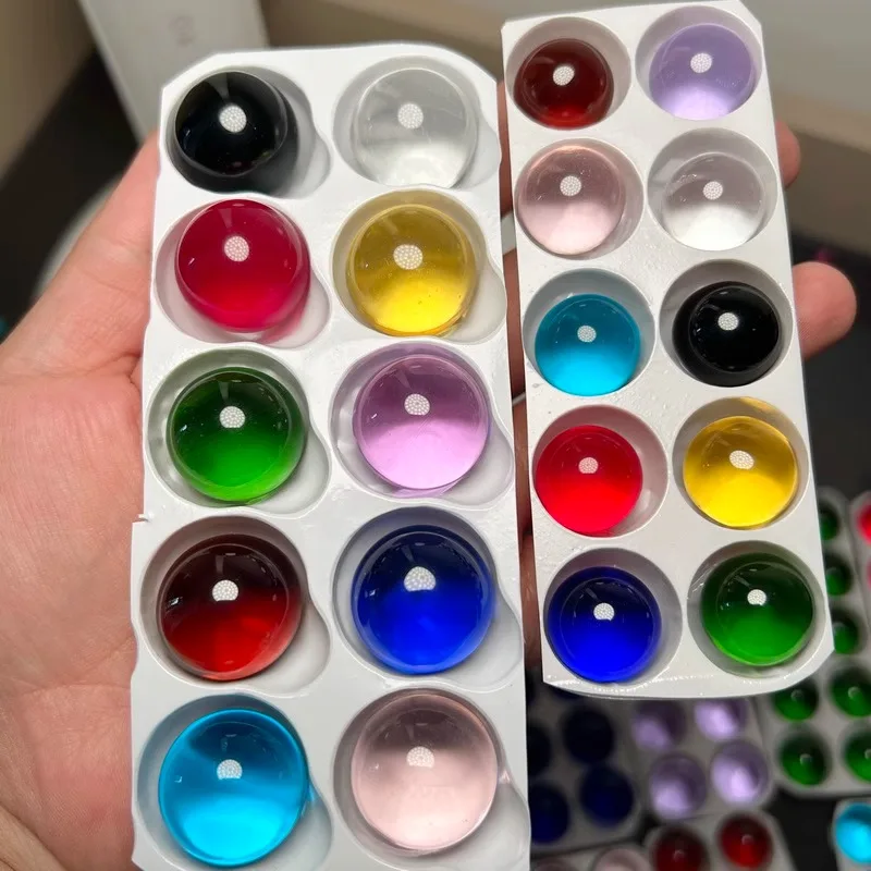 10/20pcs Solid Color Glass Bal - Photography Game reseña y precio