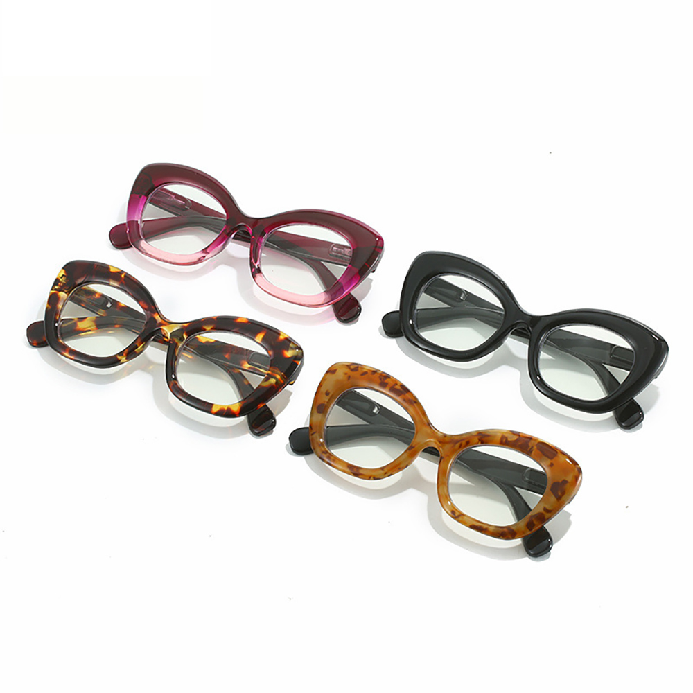 KLASSNUM Trendy Bold Lines Cat - Eye Piece Magnifier reseña y precio