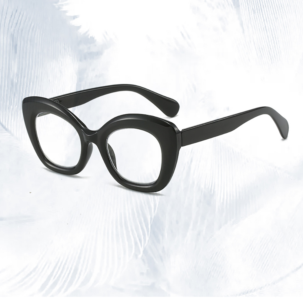 KLASSNUM Trendy Bold Lines Cat - Eye Piece Magnifier reseña y precio
