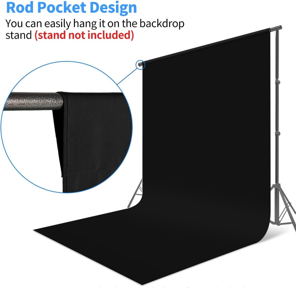 Black Background for Photograp - Photography Backdrop Muslin reseña y precio