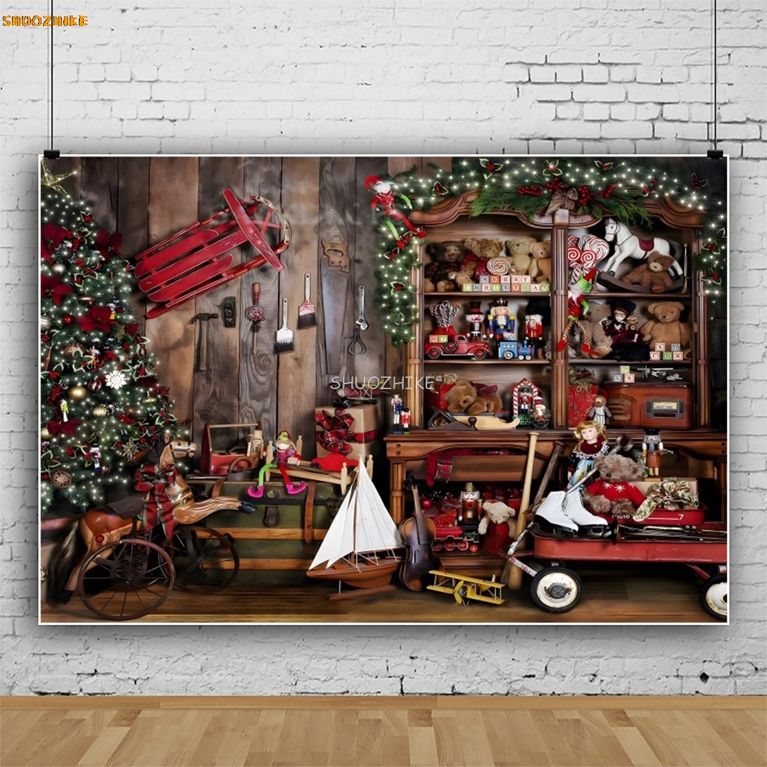 Winter Christmas Photographic  - Photography Backdrop Muslin reseña y precio