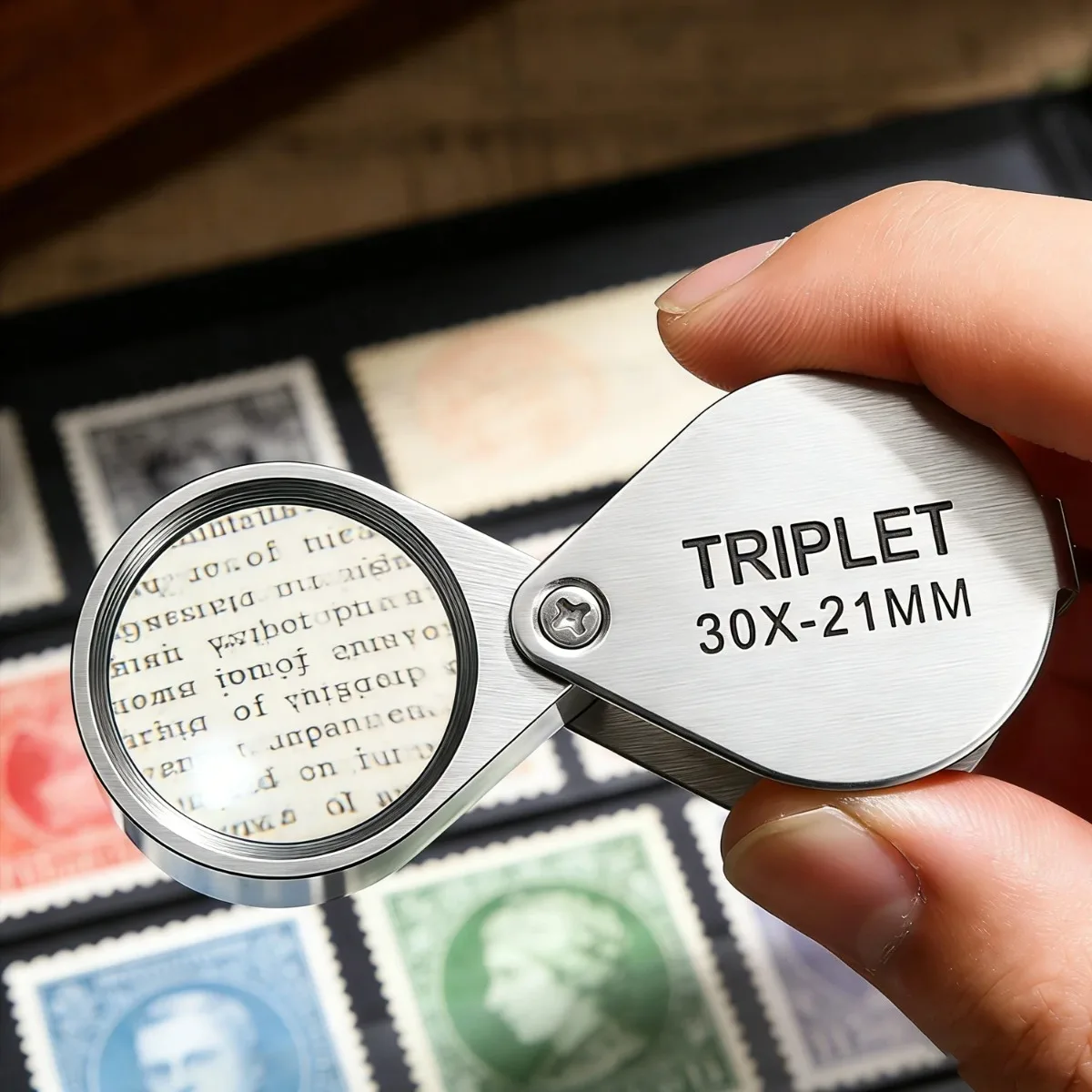 10-30X gold/silver boxed porta - Eye Piece Magnifier reseña y precio