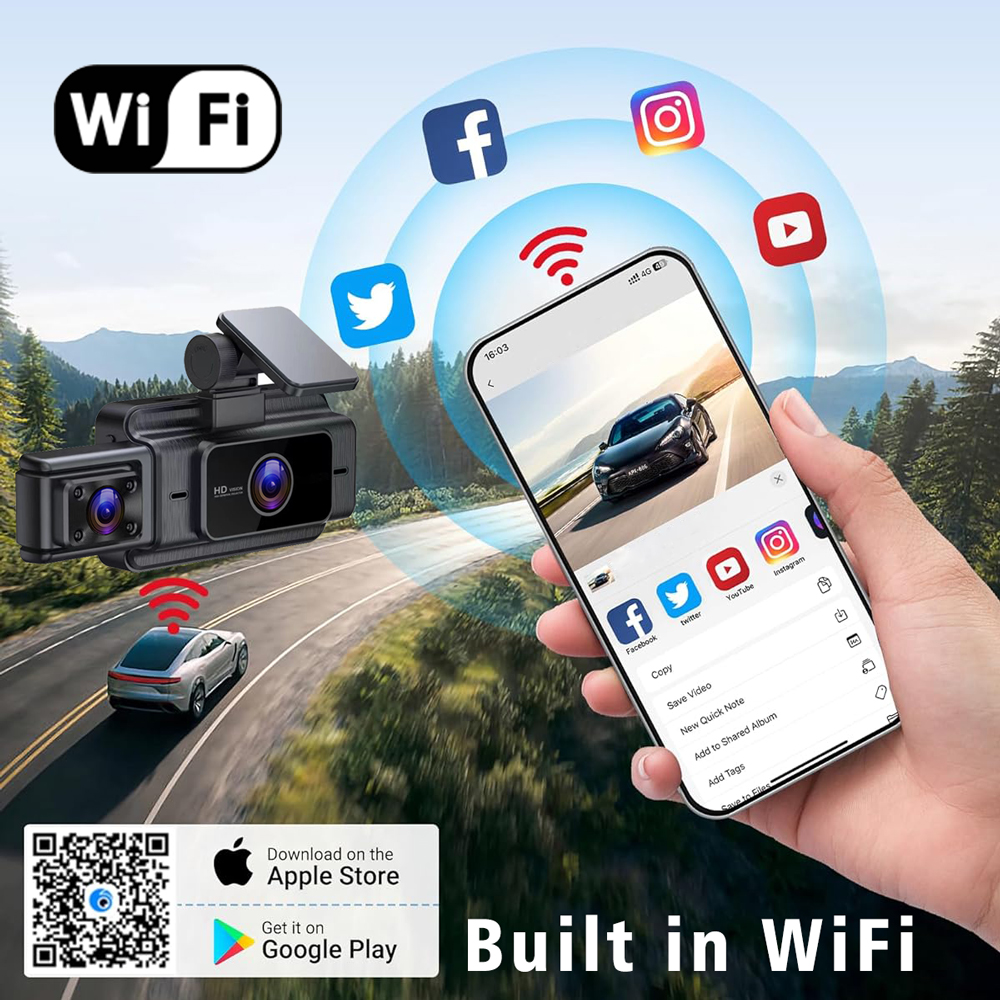 Wifi 3 Channel Dash Cam Cabin  - Xiaomi Photography Kit reseña y precio