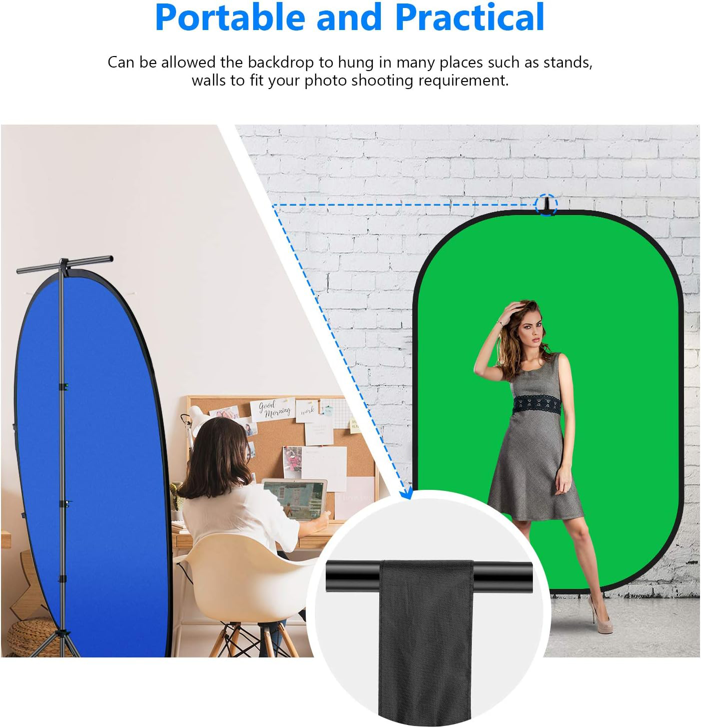 Photography Reflector Portable - Photography Backdrop Muslin reseña y precio