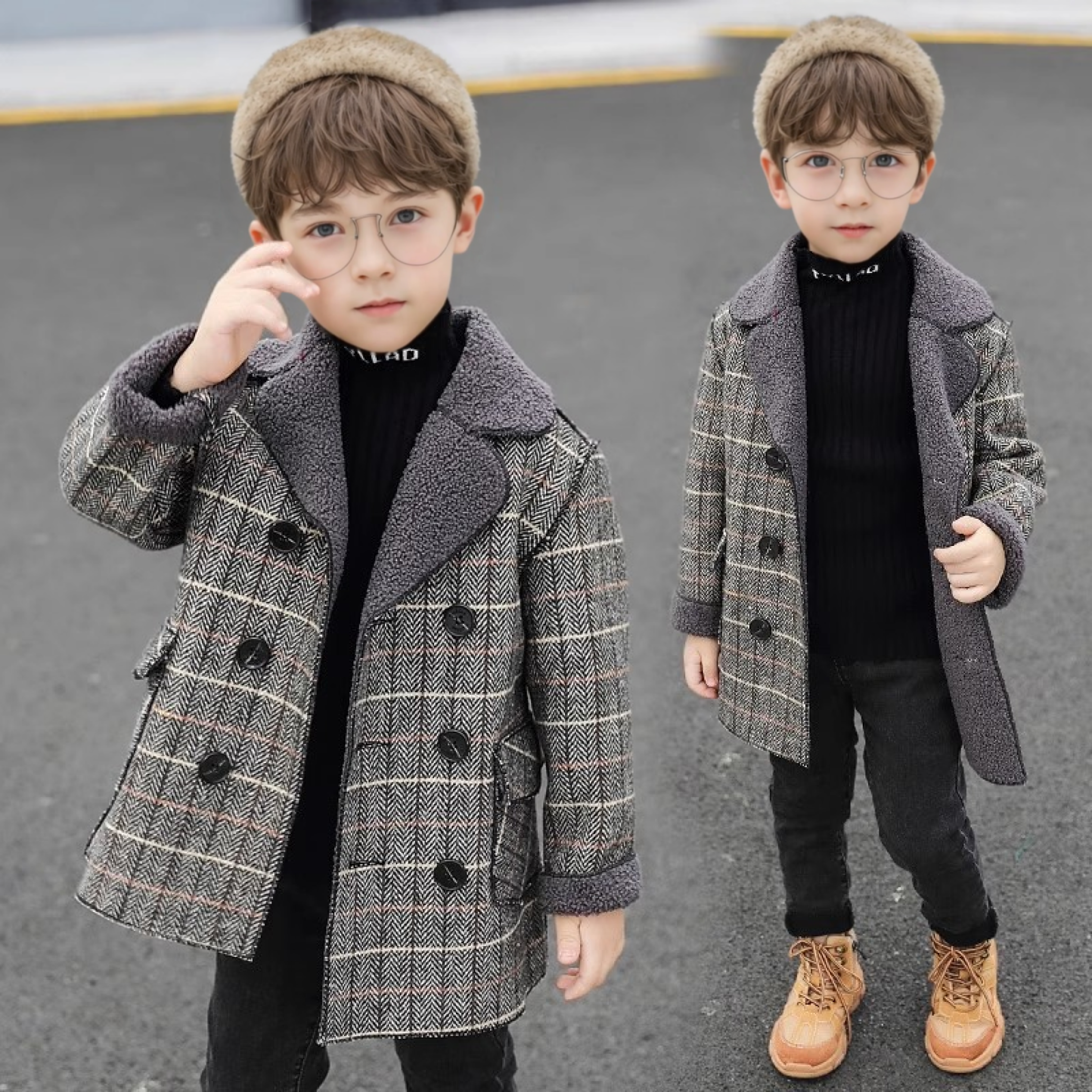 Little Boys Winter Thick Warm  - Photography Jacket reseña y precio