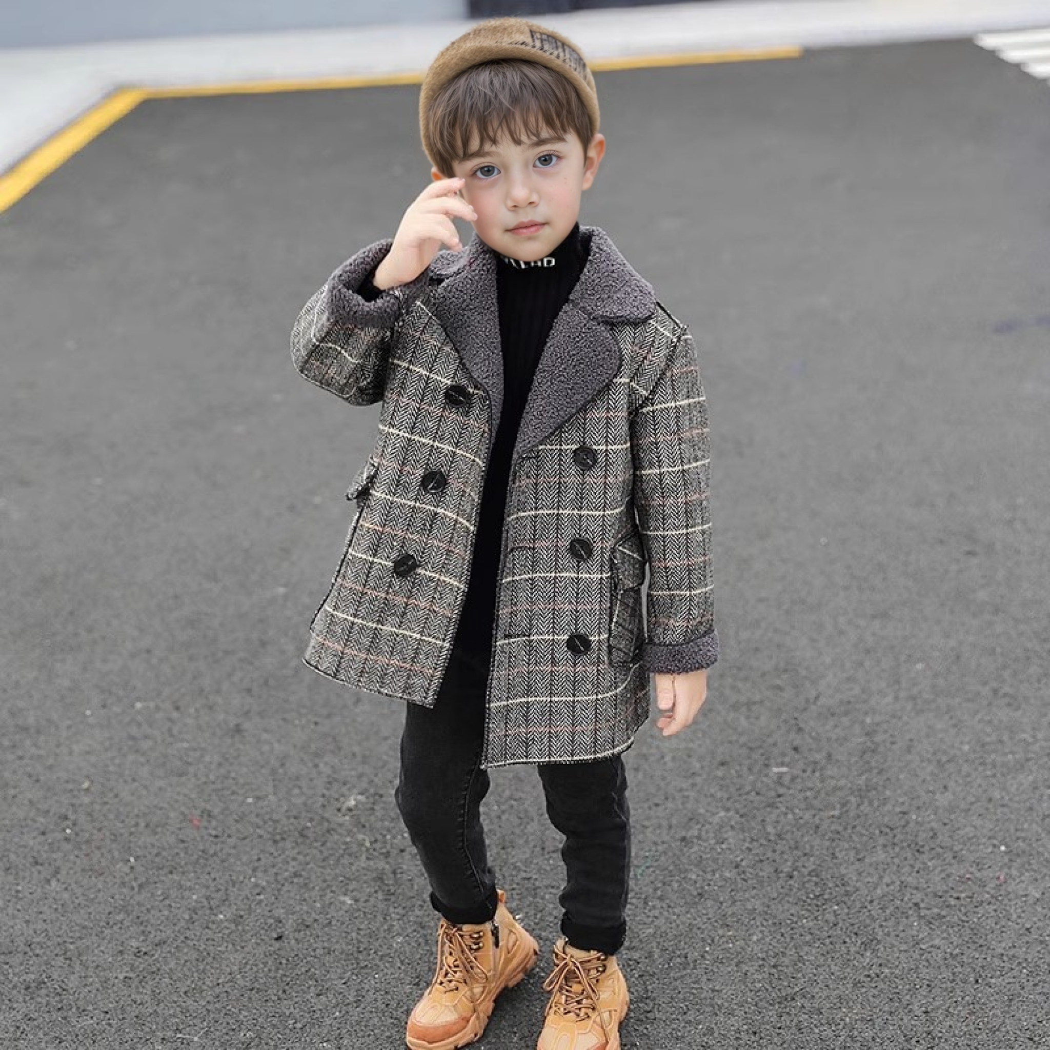 Little Boys Winter Thick Warm  - Photography Jacket reseña y precio