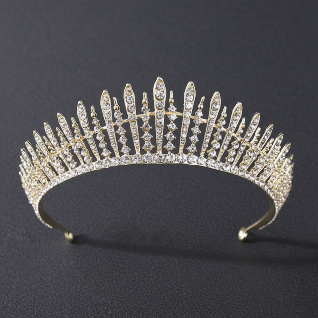 Bridal Crystal-Crown Headband  - Photography Is reseña y precio