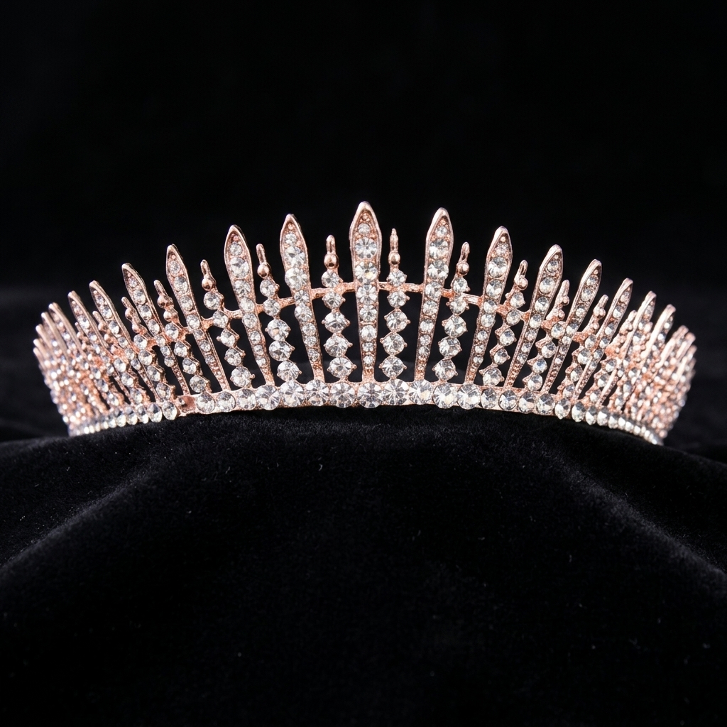 Bridal Crystal-Crown Headband  - Photography Is reseña y precio