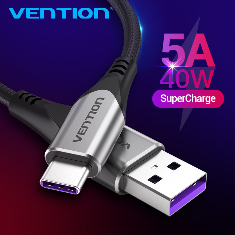 Vention 5A Type C Cable for Hu - Photography Kit Xiaomi reseña y precio