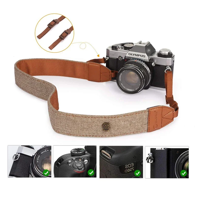 Portable Camera Strap Adjustab - Camera Strap Leather reseña y precio